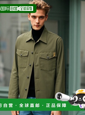 1h可退 香港直邮潮奢 RRL 拉夫 劳伦RRL 男士 Regiment 针饰棉质