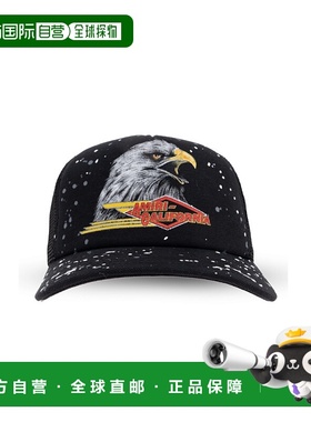 1h可退 香港直邮AMIRI 男士帽子 AMHATR10270001 AW2025 黑色 Bas