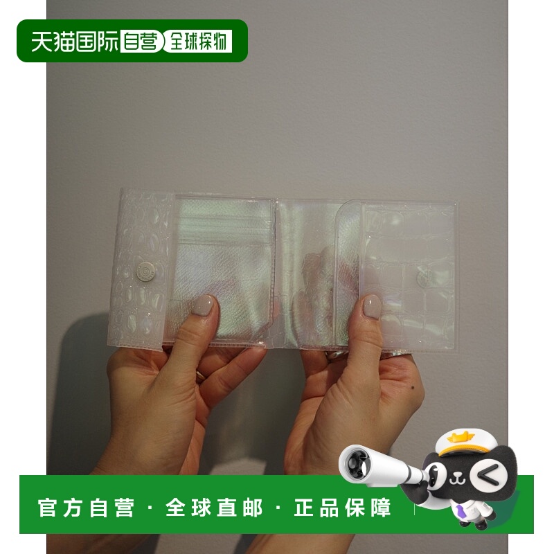 1h可退 日本直邮beautiful people 女士 PVC 透明卡夹 折叠钱包