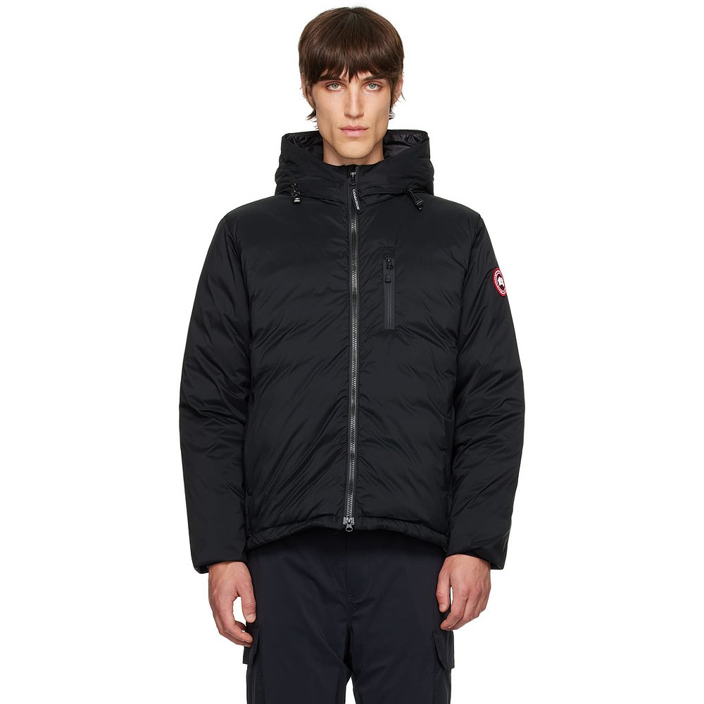 潮奢 Canada Goose 加拿大鹅 男士 黑色 Lodge 羽绒夹克 5078M