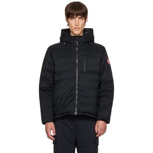 潮奢 Canada Goose 加拿大鹅 男士 黑色 Lodge 羽绒夹克 5078M