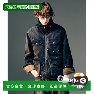 日本直邮glamb 男女同款 宽松短款 军风夹克 双口袋设计 GB0425/J