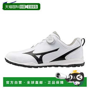 日本直邮Mizuno 男士 GM-STYLE BOA 无钉高尔夫球鞋51GM2553 02白