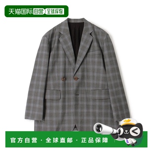 Super140 细羊毛 1h可退 格纹西装 女装 修身 外 日本直邮EDITION