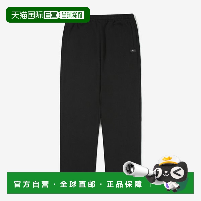 韩国直邮FILA 裤子加绒基础直筒 FS2FPG4101X-BLK