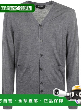 香港直邮DSQUARED2 男士针织毛衣 S74HA1443S18310859 CO 灰色