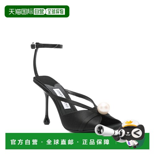 1h可退 香港直邮JIMMY CHOO 女士高跟鞋 SIVA95AODBLACKWHITE AW2