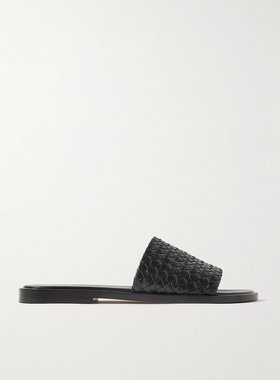 潮奢 Bottega Veneta 葆蝶家 男士 黑色 Elio 凉鞋 838348V2ED0