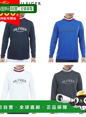 日本直邮Tommy Hilfiger Golf THMA562 标志性罗纹长袖衬衫