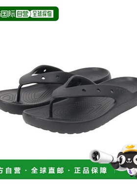 日本直邮Crocs 经典Flip v2运动凉鞋 209402001 黑色