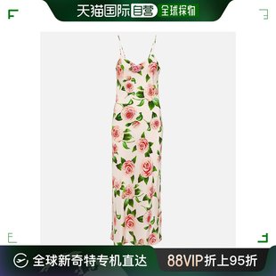 RODARTE 香港直邮潮奢 女士花朵真丝吊带连衣裙