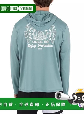 1h可退 【美国直邮】hurley 男士 帽衫运动夹克衫长袖