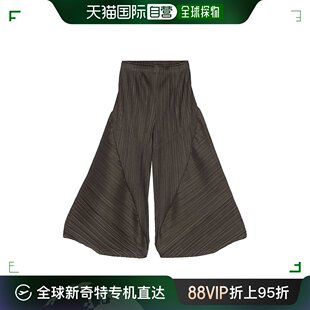 Miyake 女士 褶皱阔腿九分裤 Pleats Please 香港直邮潮奢 Issey