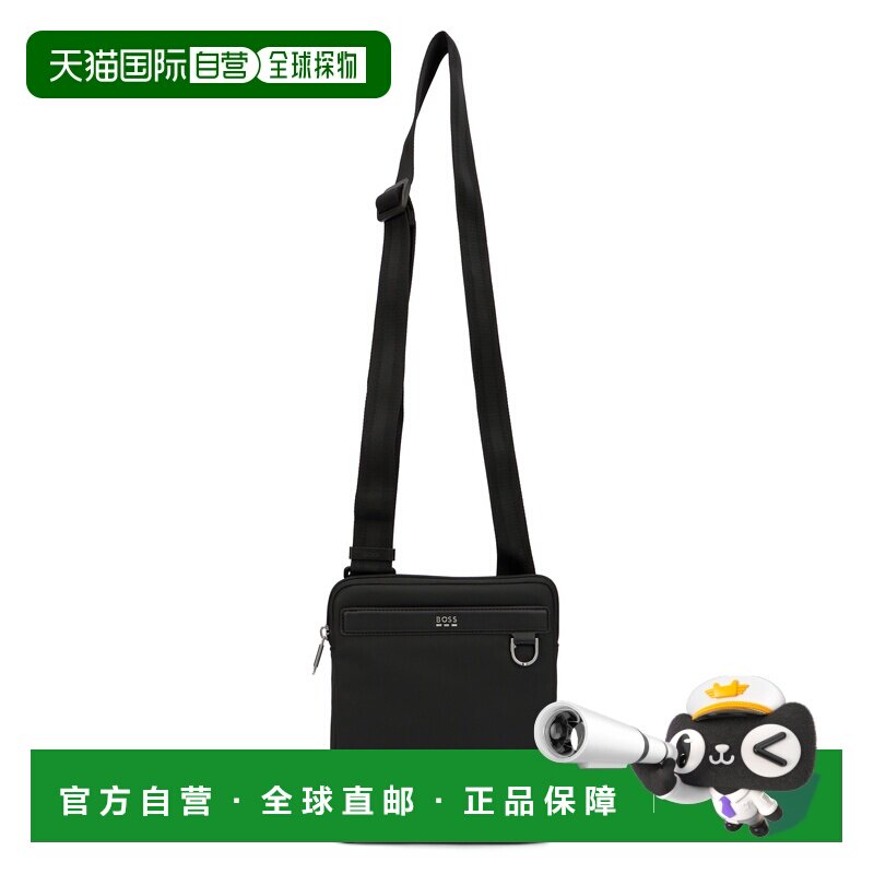 欧洲直邮BOSS 男士斜挎包 50548791001 AW2025 黑【付后1h可退】