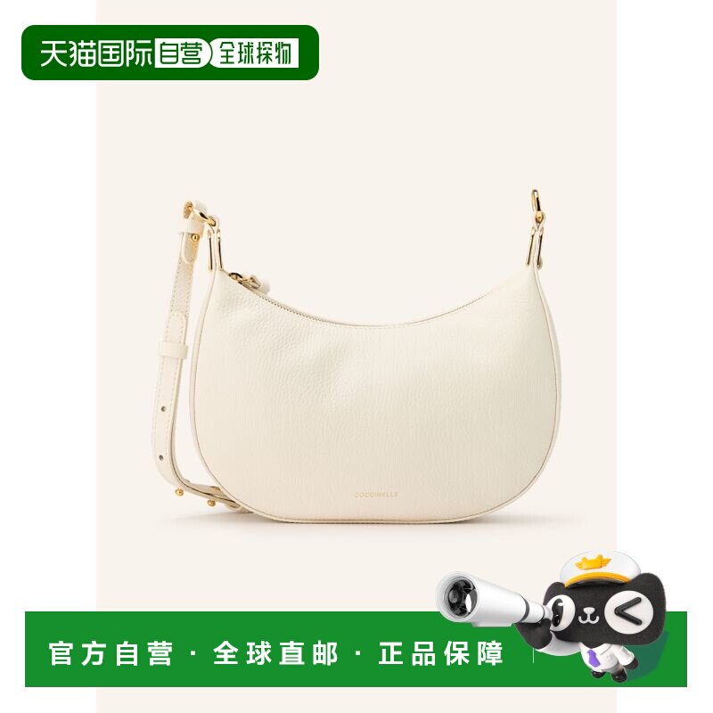 1h可退 香港直邮COCCINELLE 女士斜挎包 100302026411000 CO 褐色图片