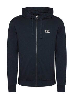 EA7 Emporio Armani 徽标连帽休闲外套 3KPM11PJ7BZ1578