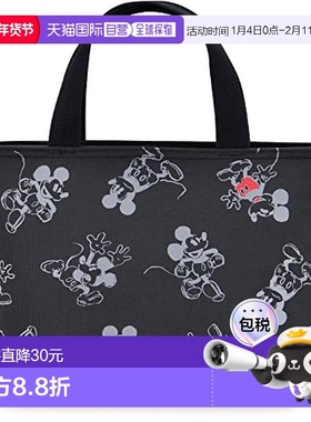 【日本直邮】Thermos膳魔师 保温午餐袋 4L 米奇图黑色 RFF-004DS