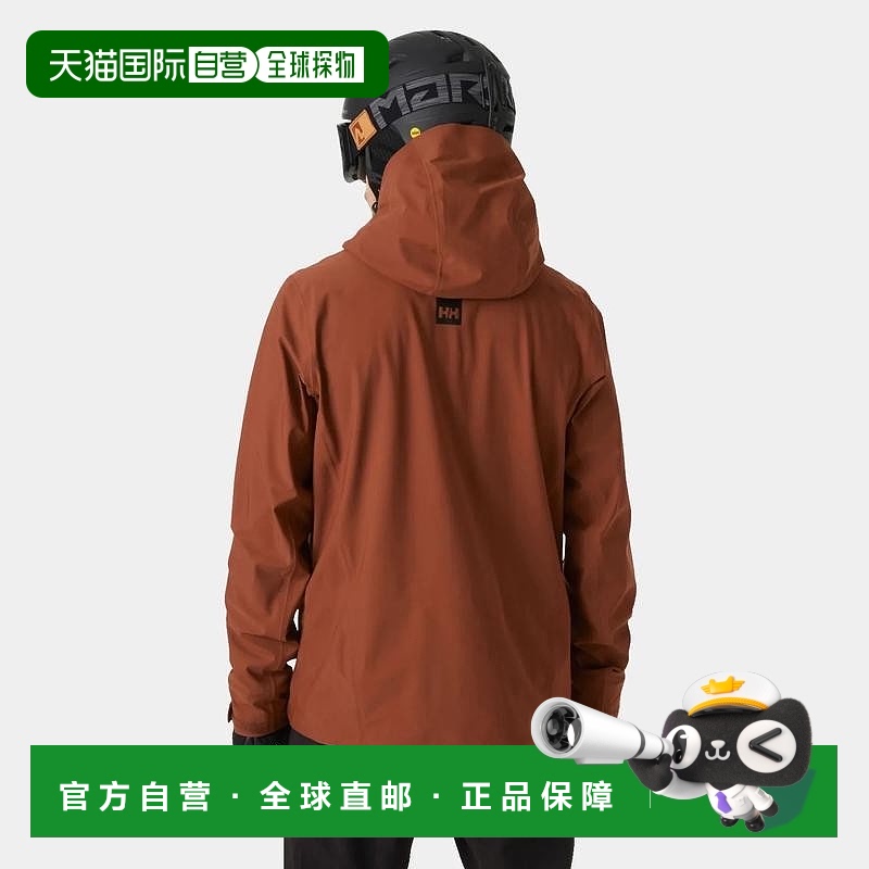 自营欧洲直邮Helly Hansen 男士棕褐色聚酰胺Swift3L软壳面料夹克