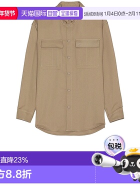 1h可退 香港直邮off-white 男士 长袖衬衫 OMES005F23FAB003