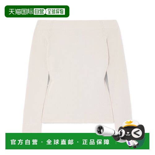 香港直邮TOM FORD 女士T恤 MAK1367YAX540AW017 SS2026 米白色
