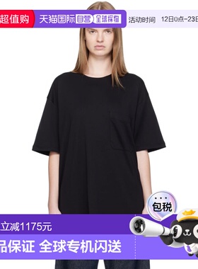1h可退 香港直邮潮奢 Lemaire 女士 黑色 Relaxed T 恤 TO1457LJ1