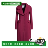 香港直邮潮奢 长款 Moschino 1h可退 莫斯奇诺 女士 夹克 purple紫