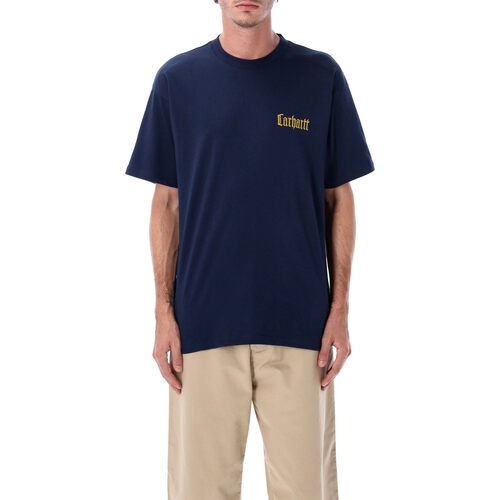 香港直邮CARHARTT WIP 男士T恤 25AI035453VQXX AW2025 蓝色