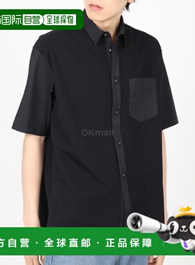 韩国直邮WHITE MOUNTAINEERING 巴拿马短袖上衣 黑色 WM2371103