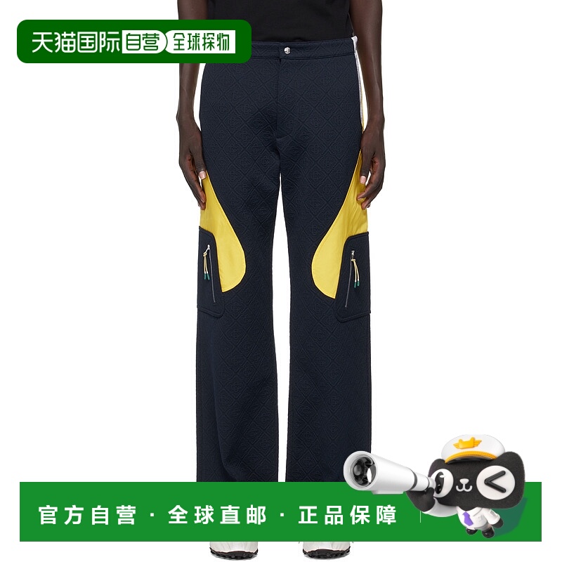 1h可退 香港直邮潮奢 Tom Ford 汤姆 福特 男士 海军蓝 & 黄色 Ja