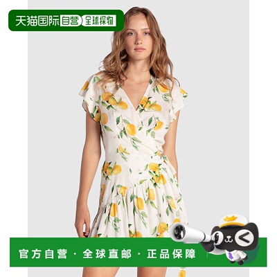 自营 belle & bloomLove Shack迷你裹身连衣裙-果园 美国奥莱直发