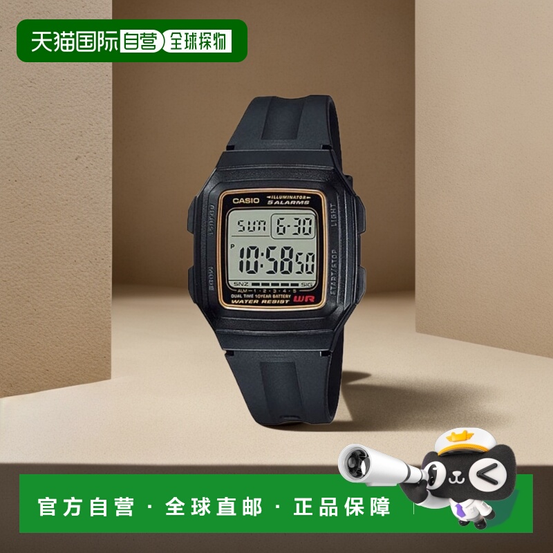 韩国直邮CASIO 卡西欧手表F-201WA-9ADFBLACK