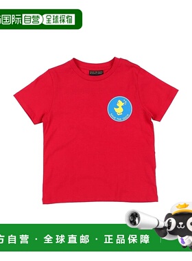 1h可退 香港直邮潮奢 Save The Duck 婴儿 T恤童装 red红色 舒适