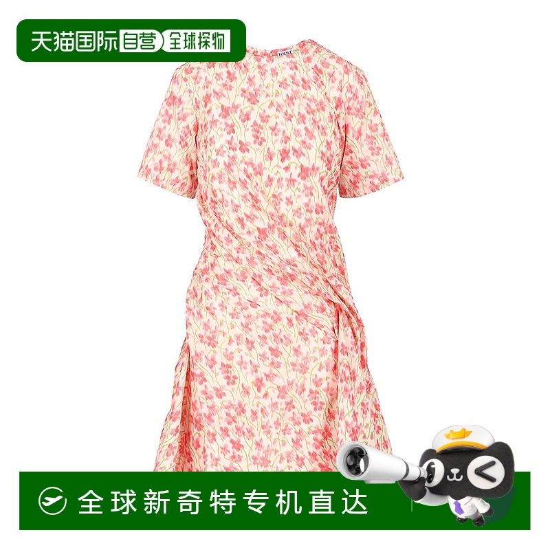 1h可退 香港直邮潮奢 LOEWE 罗意威 女士 短袖连衣裙 S359Y09XJ4
