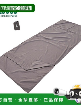 日本直邮 LOGOS 抗菌防臭丝绸内套睡袋内胆 72600324 炭黑色户外