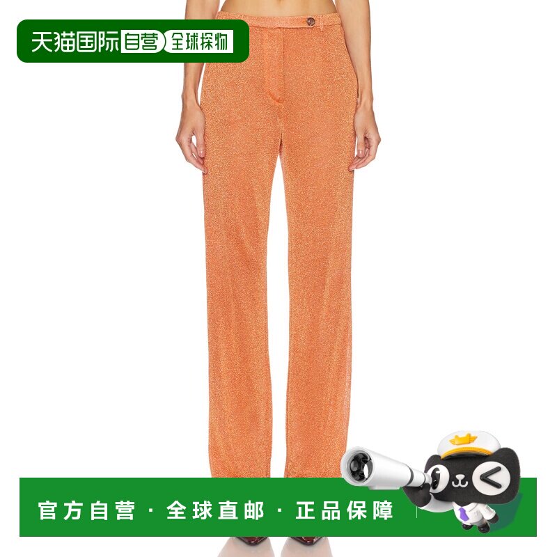 香港直邮MiuMiu缪缪女士西装裤女装休闲裤阔腿裤图片