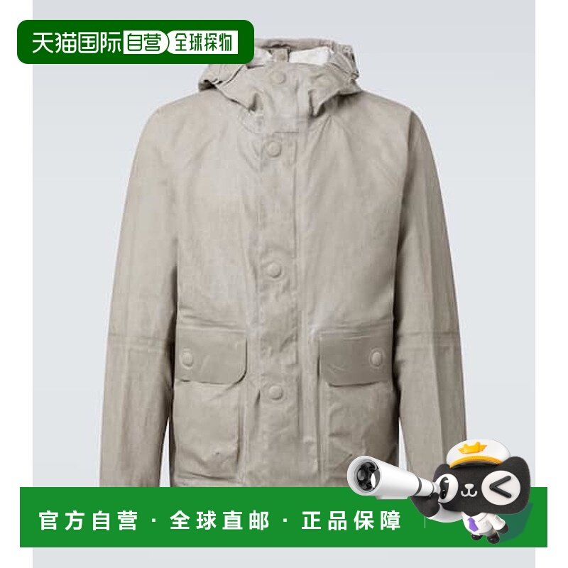 1h可退 香港直邮潮奢 C.P. Company 男士 Goggle Lens 亚麻夹克