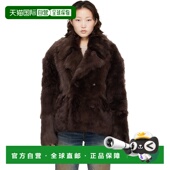 香港直邮Marine 毛皮夹克 Serre 棕色 1h可退 Caban 女士 Hairy