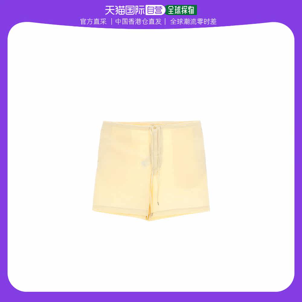 香港直邮潮奢 Auralee 男士亚麻短裤