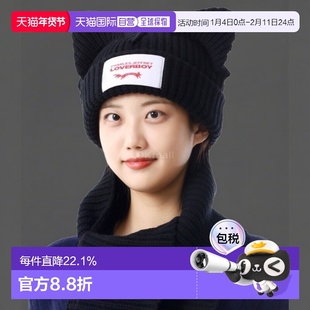 韩国直邮CHARLES JEFFREY LOVERBOY 粗耳朵毛线帽围巾 (041130202