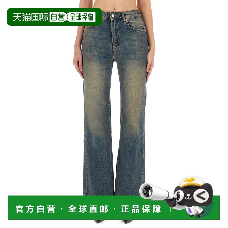 1h可退 香港直邮MOSCHINO 女士牛仔裤 032082211329 AW2025 蓝色图片