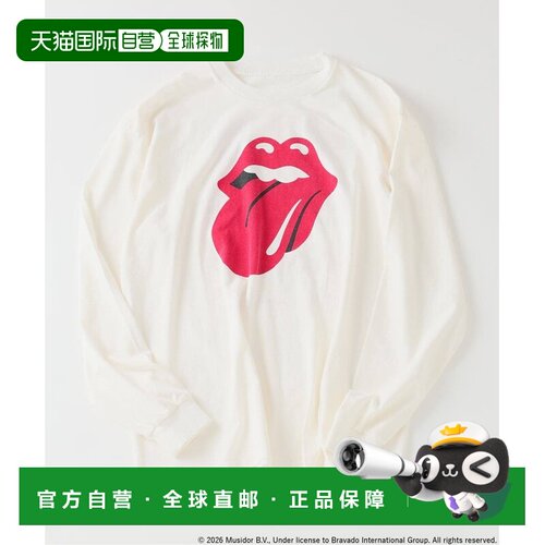 JOURNAL STANDARD 滚石乐队特别版复古工艺印花短袖T恤长袖背心