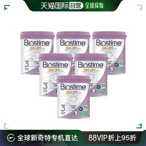 Biostime合生元婴儿羊奶粉800g*6罐(10-36个月)3段罐装