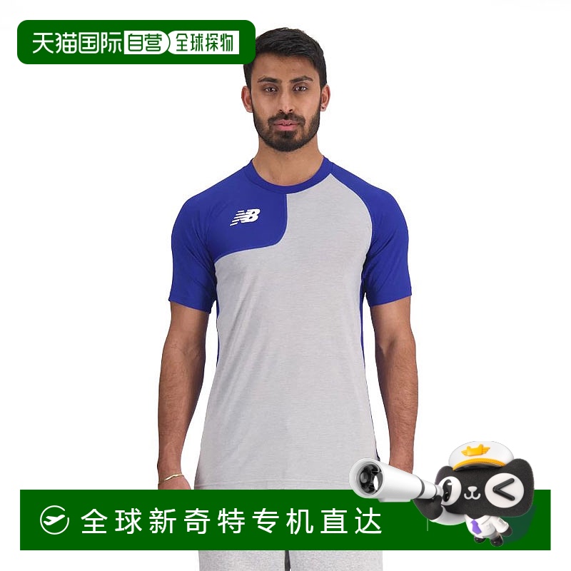 日本直邮New Balance 棒球汗衫 BP棒球不对称短袖上衣 右手队皇家