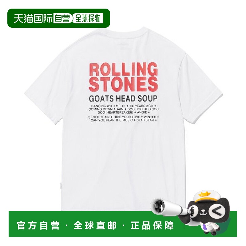 韩国直邮VIVASTUDIO 男士T恤ROLLING STONES TEE [WHITE] P0000GR