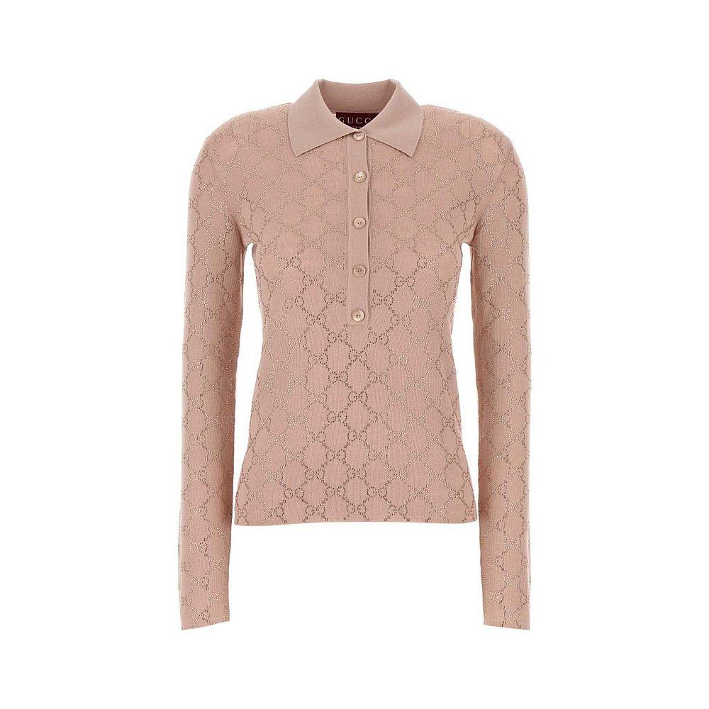 GUCCI 女士衬衫 797899XKD8F6668-1 AW2024 粉红色