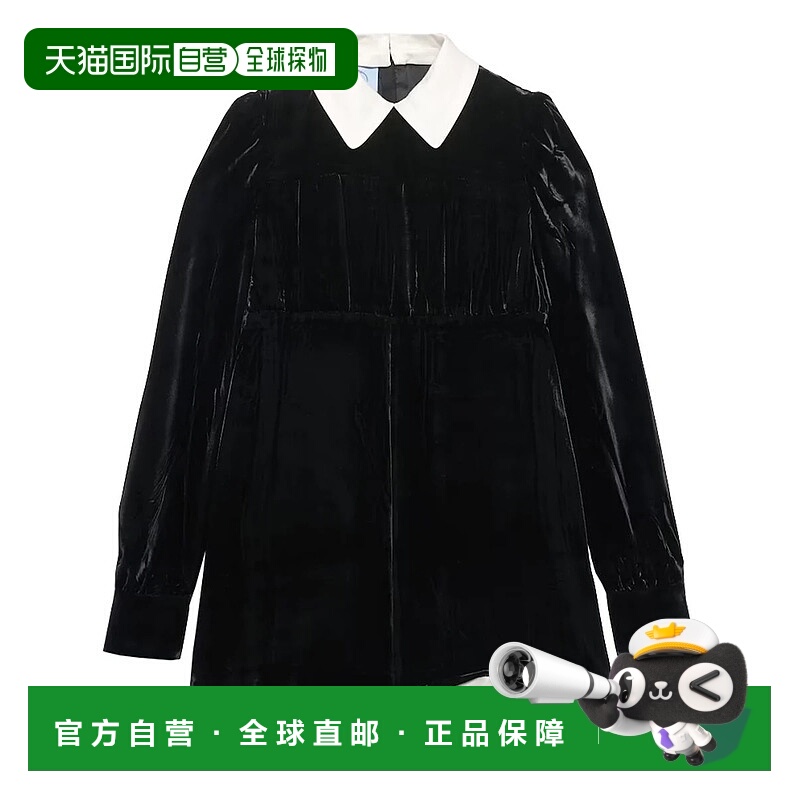 1h可退 香港直邮PRADA 女士连衣裙 P3R03178YF0002NERO SS2026 黑