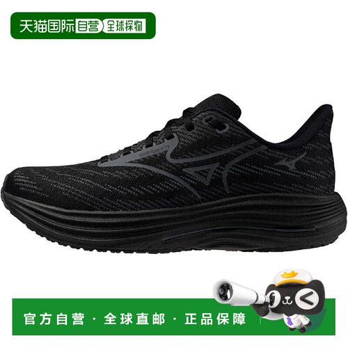 【日本直邮】美津浓 跑步鞋 男女通用 J1GC2565 黑色/黑色 运动鞋