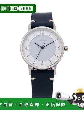 日本直邮GRANDEUR女士太阳能充电式三针石英表GSW005S2