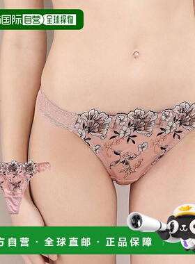 日本直邮Mon cher pigeon UrukruzT字花卉图案蕾丝透明内裤231011