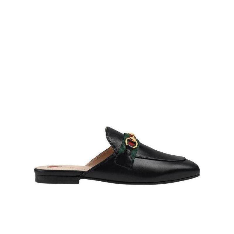 Gucci Princetown系列皮革拖鞋 629084CQXM0